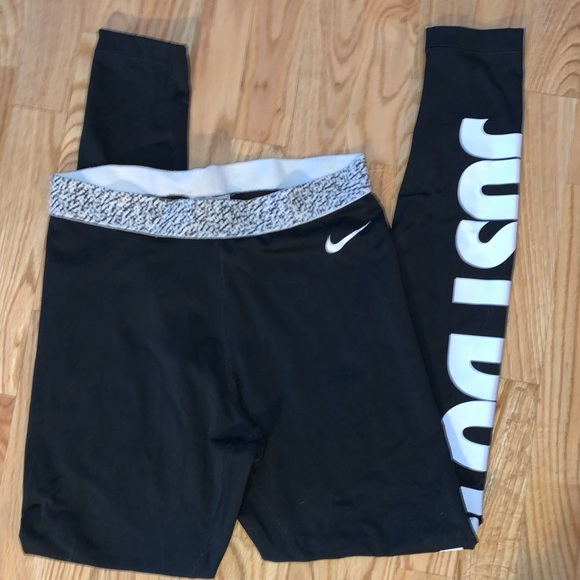 Nike Pants - Nike Just Do It size medium Legging/workout pant